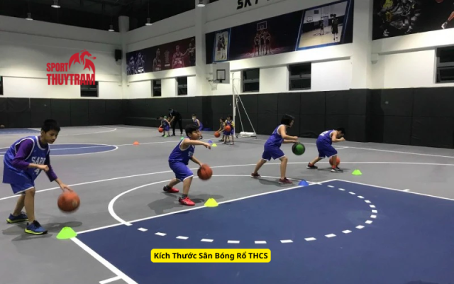 Kích Thước Sân Bóng Rổ THCS