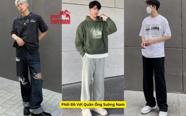 Phối Đồ Với Quần Ống Suông Nam