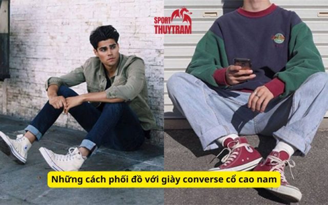 Những cách phối đồ với giày converse cổ cao nam​