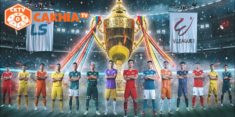 Cầu thủ chuẩn bị thi đấu tại giải V-League 2025