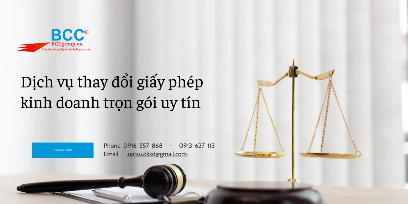 thay đổi giấy phép kinh doanh giá rẻ