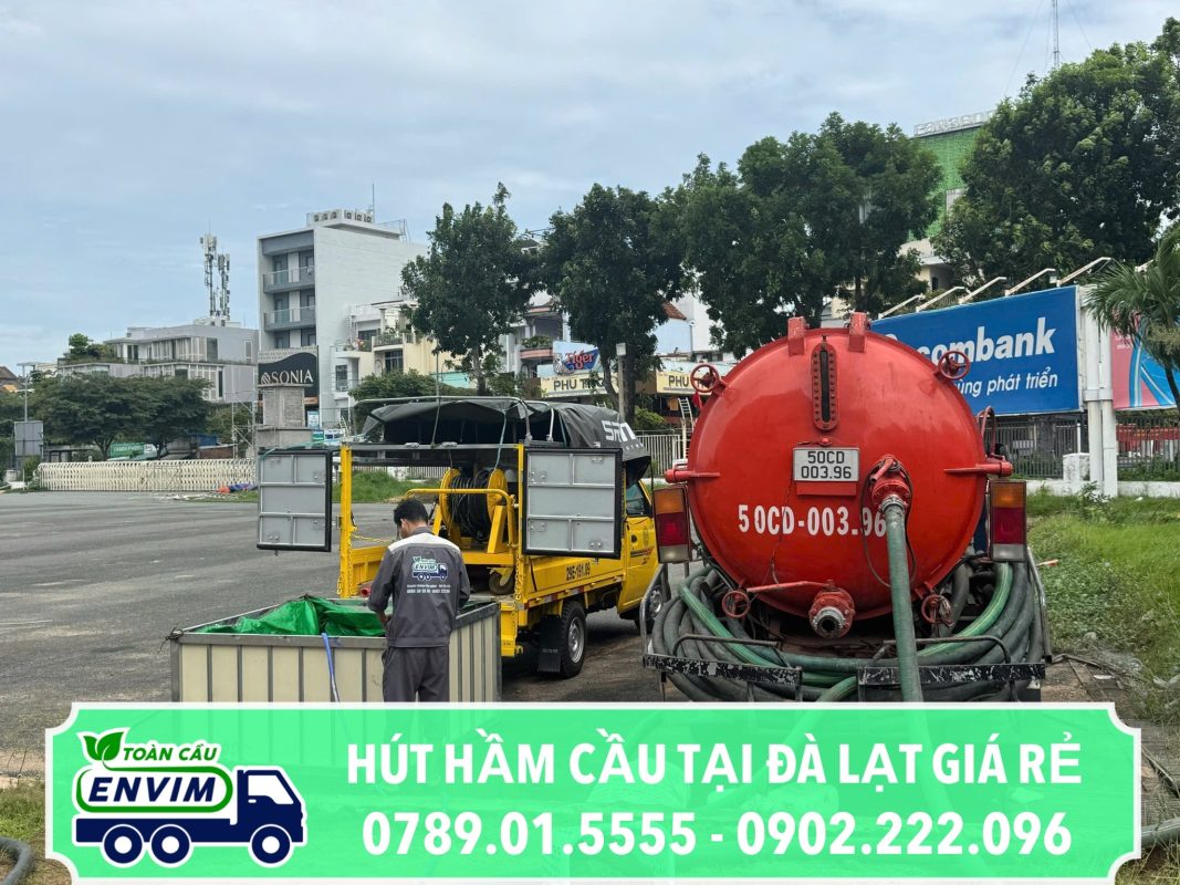 hút hầm cầu đà lạt