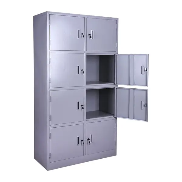Tủ locker 8 ngăn đặt tại lối vào shop thời trang